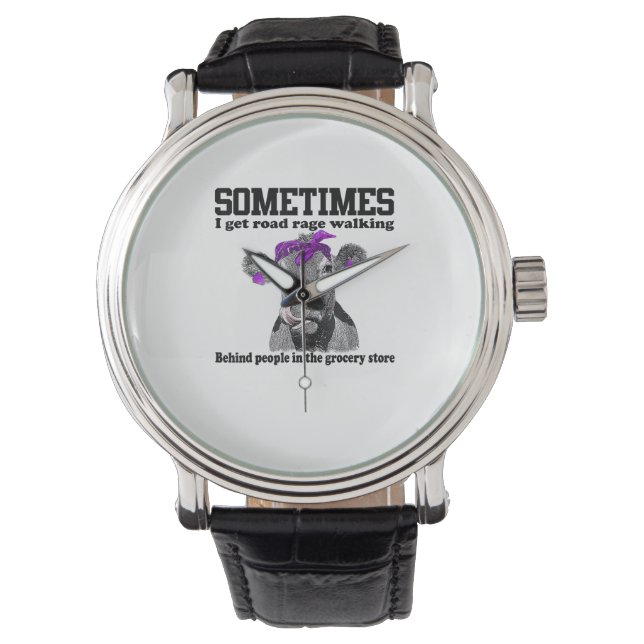 Montre Vache Parfois, J'Ai De La Rage De Route À Marcher  (devant)
