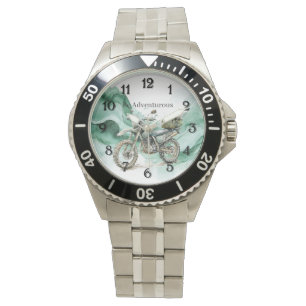 Montre Vague verte moto Soyez aventureux