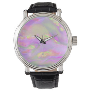 Montre Vagues abstraites colorées tendance jolies