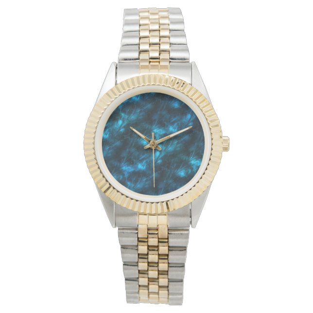 Montre Vagues Bleu Foncé (devant)