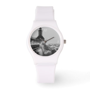 Montre Vagues De Fierce En Niveaux De Gris St Joseph