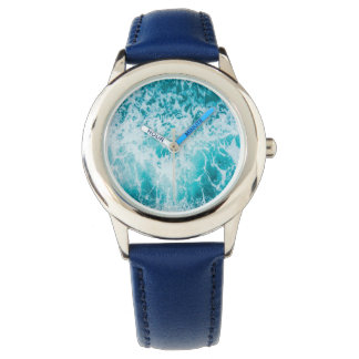 Montre Vagues tropicales de l'océan bleu