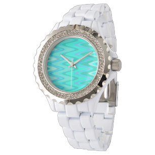 Montre Vagues turquoise