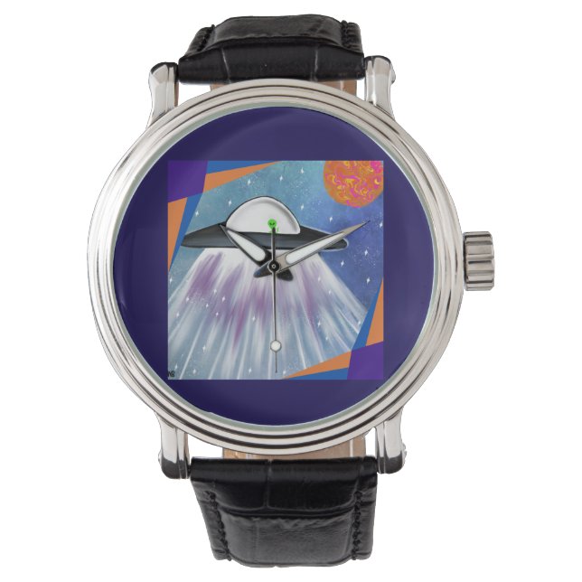 Montre vaisseau spatial Alien UFO Space (devant)