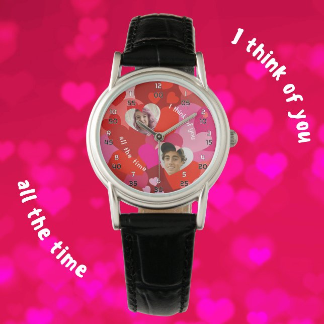 Montre Valentine Photo Heart Pop (Créateur téléchargé)