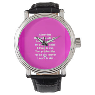 Montre Valentines Pour toujours ton amour