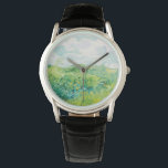 Montre Van Gogh. Green Blé Fields Auvers. Impressionnisme<br><div class="desc">Montre Van Gogh "Green Wheat Fields,  Auvers".</div>