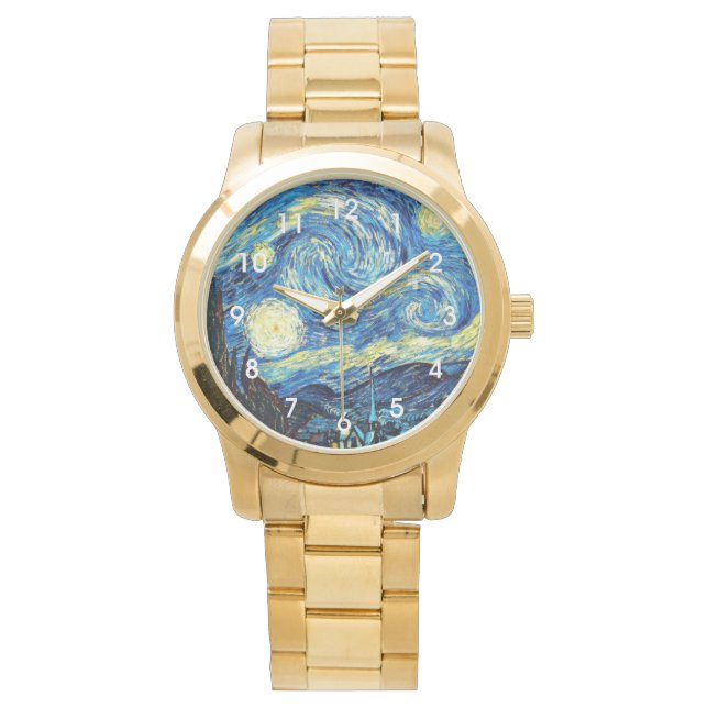 Montre Van Gogh - Nuit étoilée (devant)