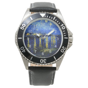 Montre Van Gogh - Nuit étoilée sur le Rhône