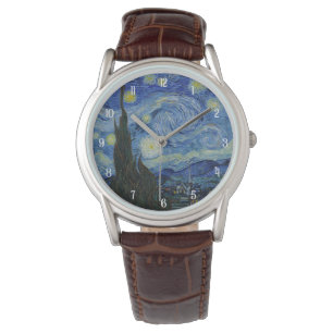 Montre Van Gogh Starry Peinture nocturne féminine élégant