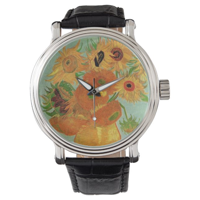 Montre Vase avec douze tournesols de Vincent van Gogh (devant)