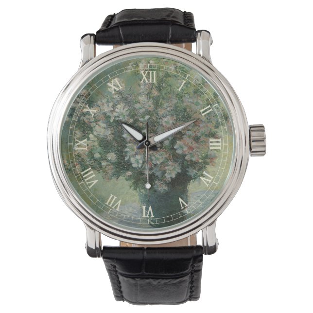 Montre Vase des fleurs de Claude Monet (devant)