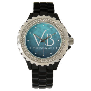 Montre VB Virginia Beach sur Blue Water Arrière - plan