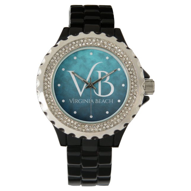 Montre VB Virginia Beach sur Blue Water Arrière - plan (devant)