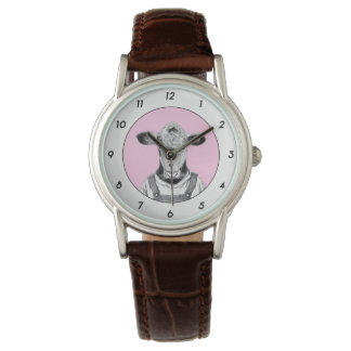 Montre Veau en manteau de Dungaree (Ume) W2