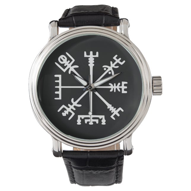 Montre Vegvísir (Viking Compass) (devant)