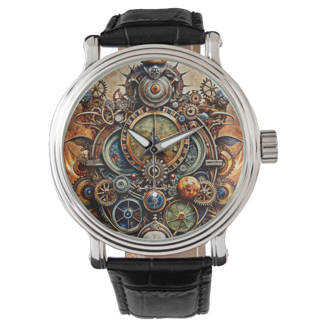 Montre Veille Art Steampunk (devant)