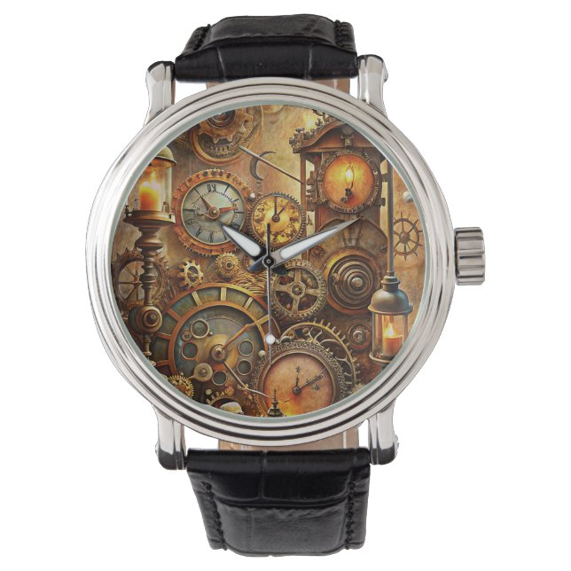Montre Veille Art Steampunk (devant)