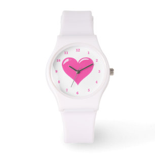 Montre Veille cardiaque rose