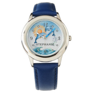 Montre Veille Dauphin Personnalisée