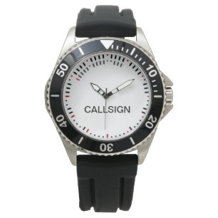 Montre Veille de code morse élégant