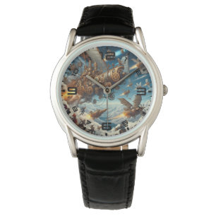 Montre Veille de flotte spatiale Steampunk