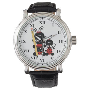 Montre Veille de l'enseignant Ladybugs
