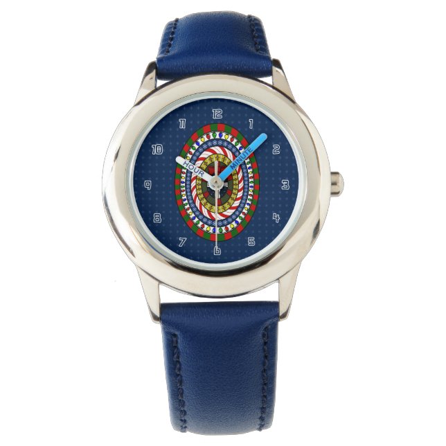 Montre Veille de Noël joueuse (devant)