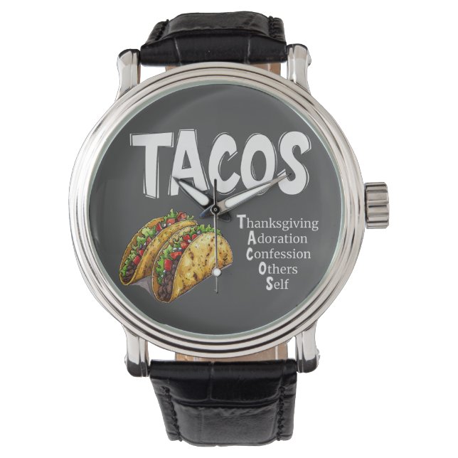 Montre Veille de prière TACOS (devant)