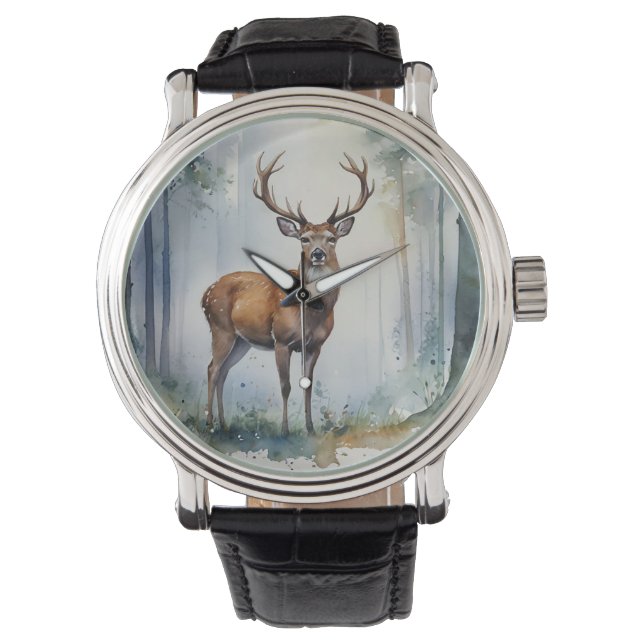 Montre Veille des cerfs forestiers (devant)