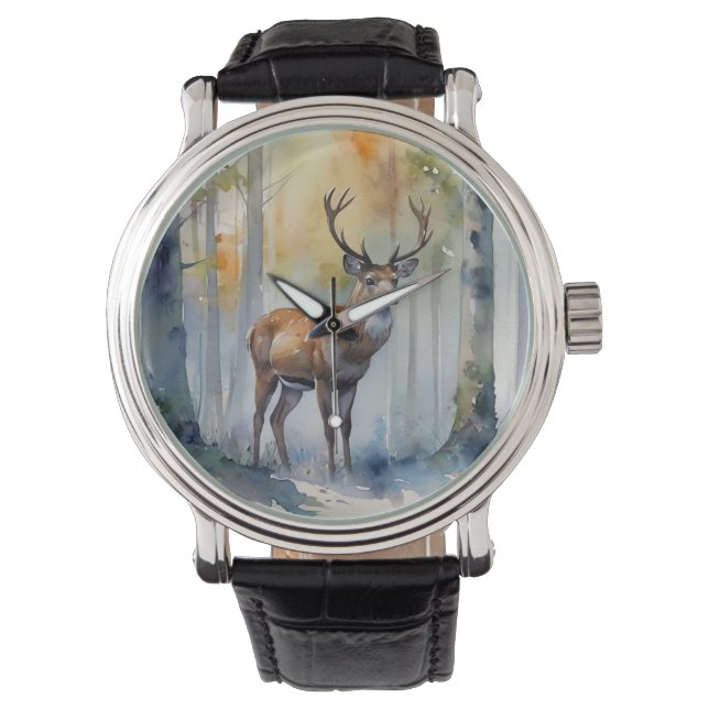 Montre Veille des cerfs forestiers (devant)