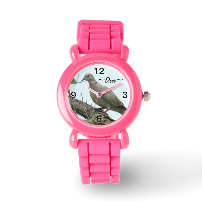 Montre Veille d'oiseaux de la colombe grise (Recto)