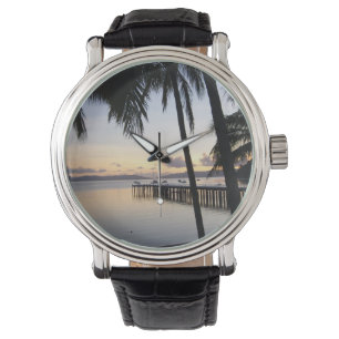Montre Veille du coucher de soleil des îles du Pentecôte
