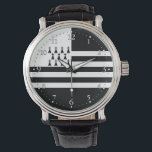 Montre Veille du drapeau de la Bretagne patriotique<br><div class="desc">Drapeau patriotique de Bretagne.</div>
