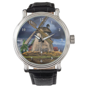 Montre Veille du moulin à vent aux Pays-Bas
