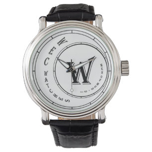Montre Veille en cuir Wec W Wheel