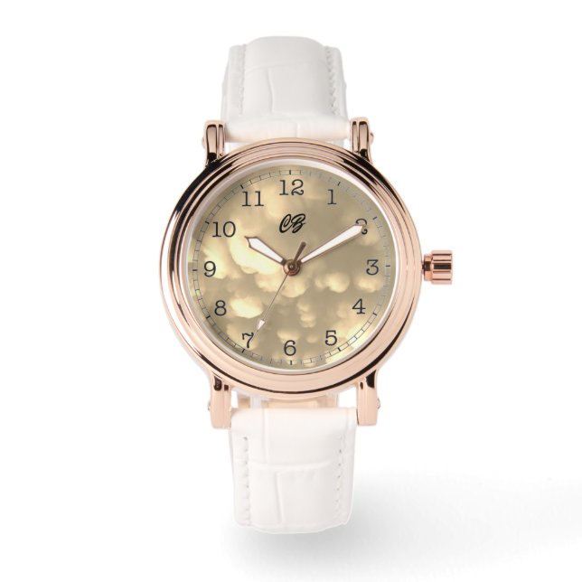 Montre Veille féminine "Nuages" (Recto)