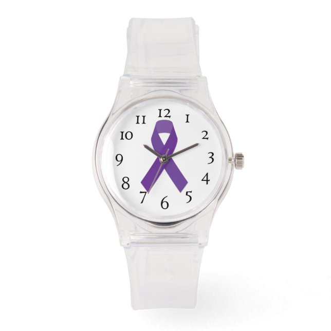 Montre Veille féminine - Sensibilisation au cancer (Recto)