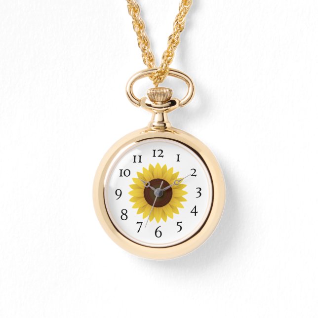 Montre Veille féminine - Tournesol (Recto)