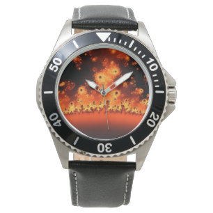 Montre Veille fractale de la flamme solaire