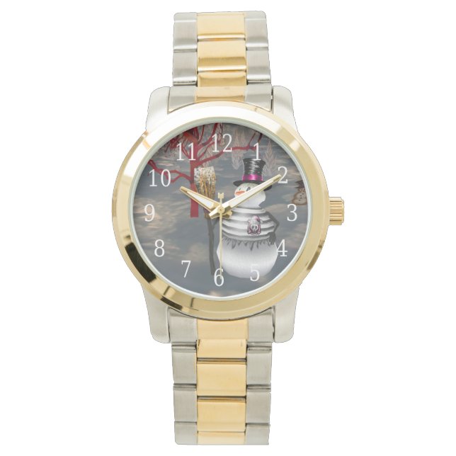 Montre Veille gothique Snowman (devant)