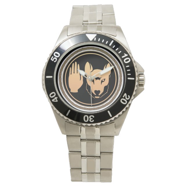 Montre Veille métisse Veille du loup des Premières nation (devant)