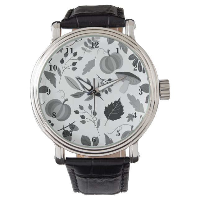 Montre Veille Motif d'automne (devant)