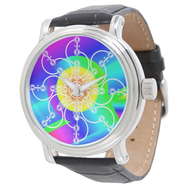 Montre Veille solaire à fleurs (Incliné)