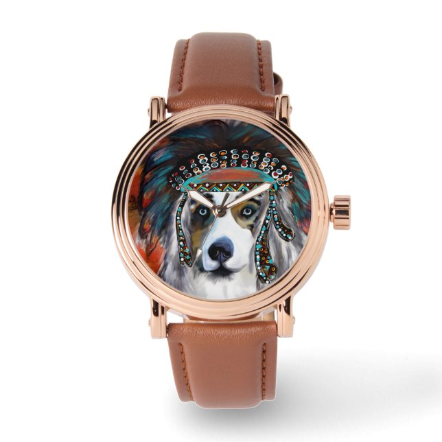 Montre Veille sur le BERGER AUSTRALIEN (Recto)