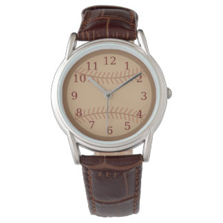 Montre Veille vintage de baseball rouge