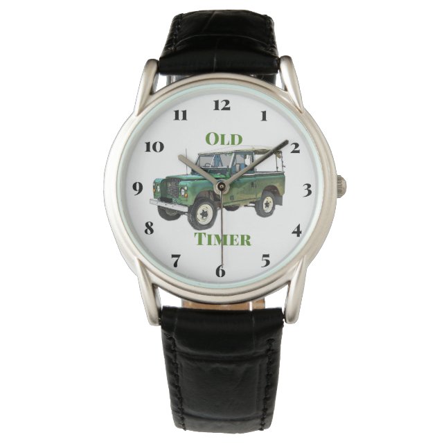 Montre Veille vintage Land Rover (devant)