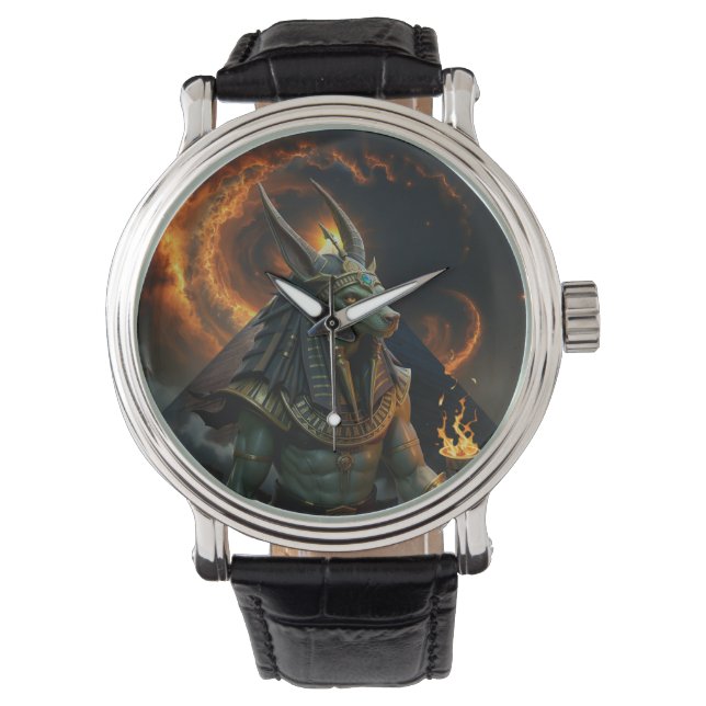 Montre Veilleur de l'Au-delà – Anubis.  (devant)