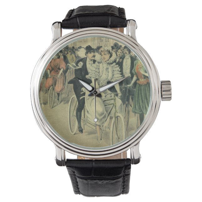 Montre Vélo neuf mariée et mariée Mariage victorienne (devant)