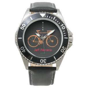 Montre Vélo personnalisé avec nom